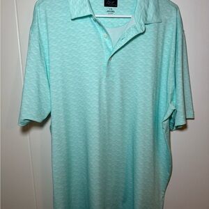 Greg Norman Collection Aqua Polo Shirt